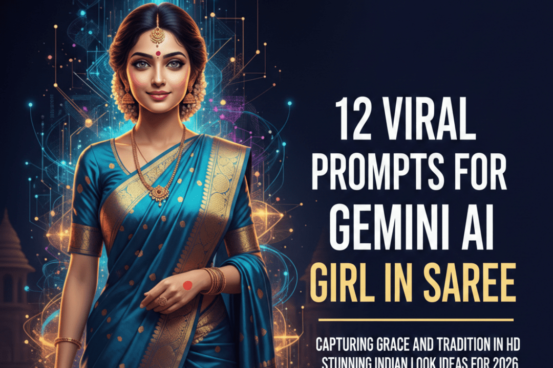 Viral Prompts for Gemini AI Girl in Saree