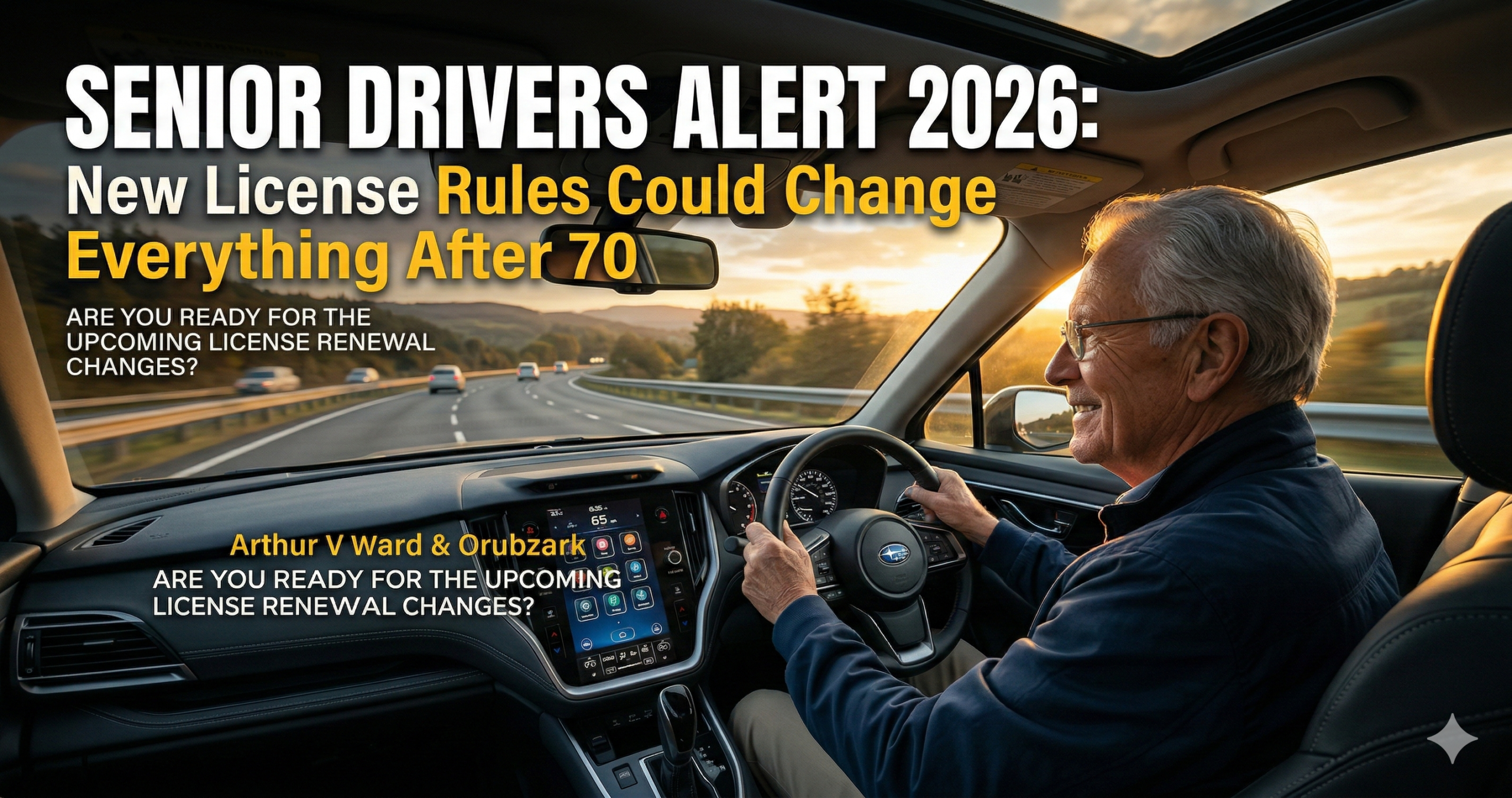 Senior Drivers Alert 2026