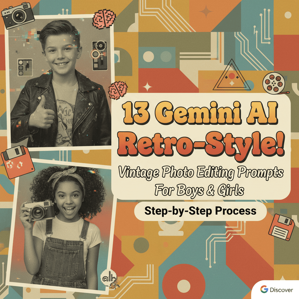 Gemini AI Retro-Style Vintage Photo Editing Prompt