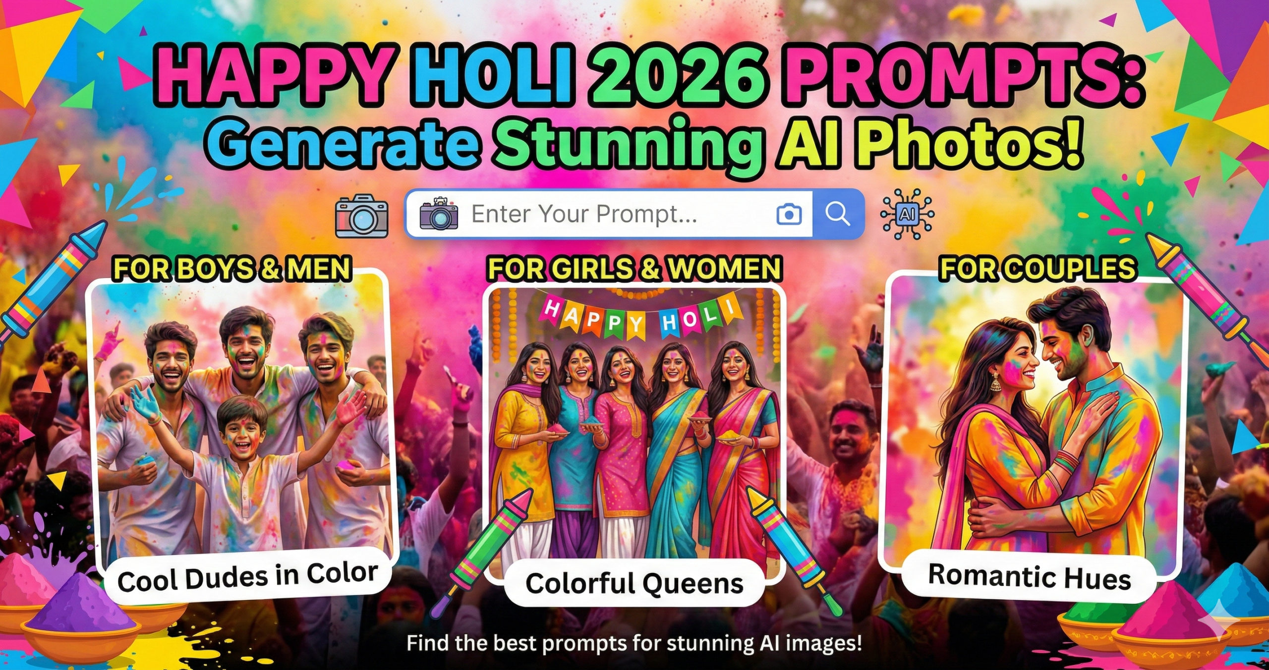 Happy Holi Prompts