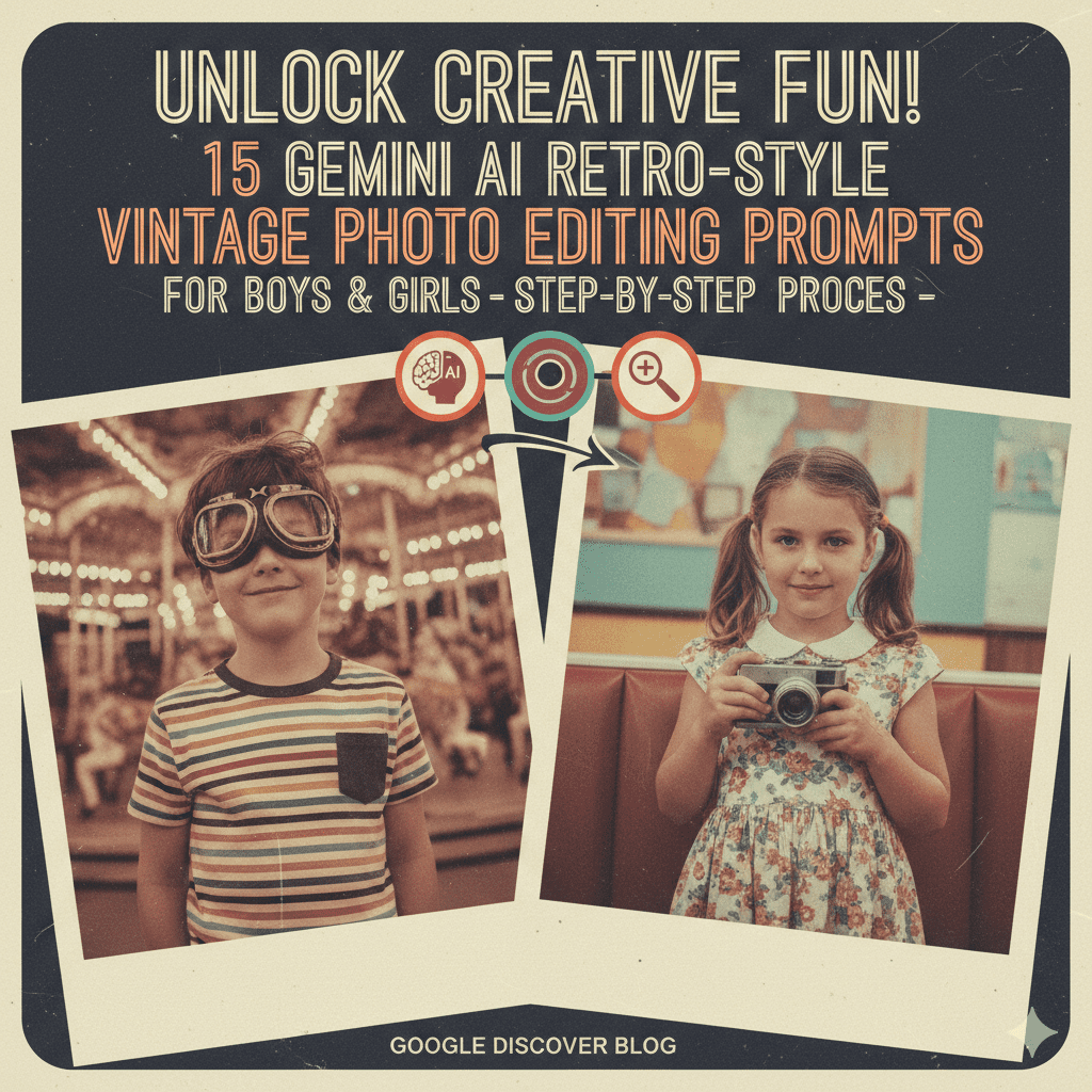 Gemini AI Retro-Style Vintage Photo Editing Prompt