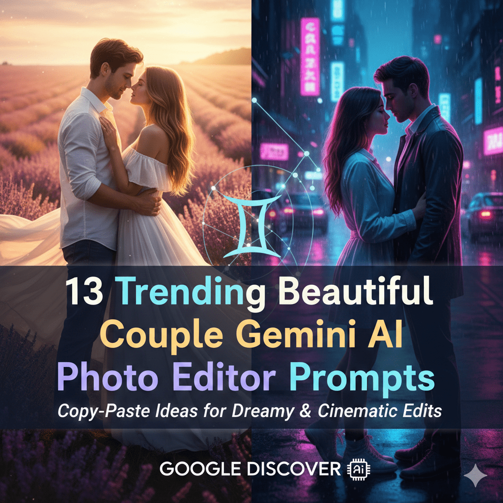 Trending Beautiful Couple Gemini AI Photo