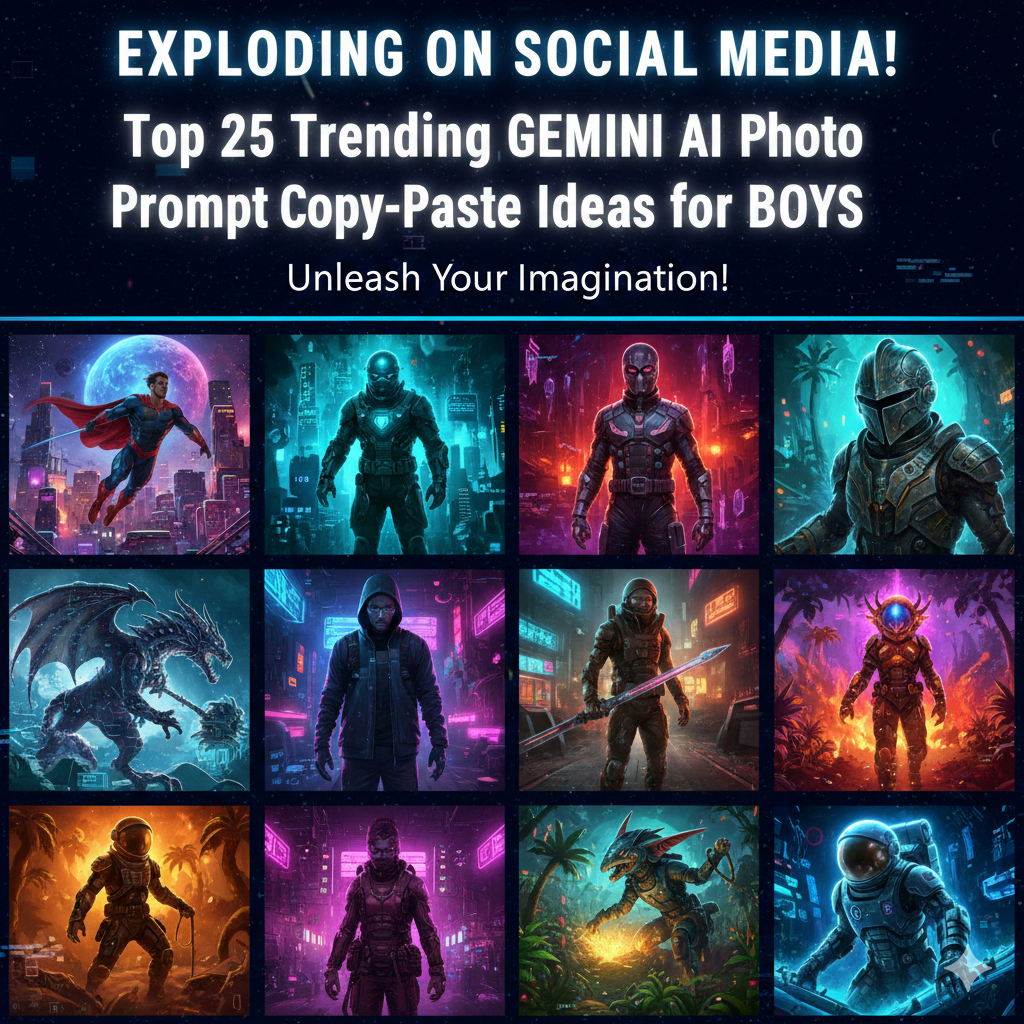 Top 25 Trending Gemini AI Photo Prompt